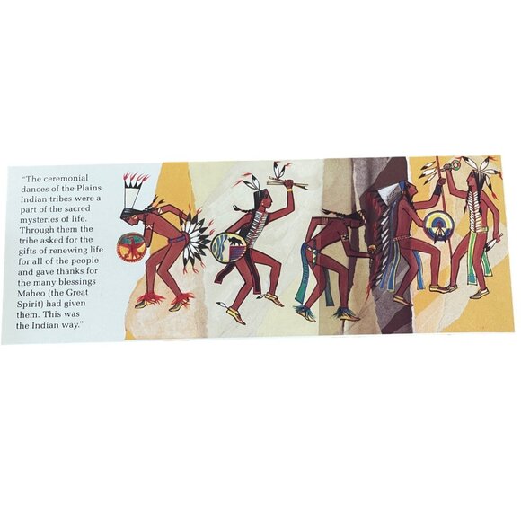 2 Paper Bookmarks St. Labre Indian School Ashland Montana VTG - Picture 5 of 6